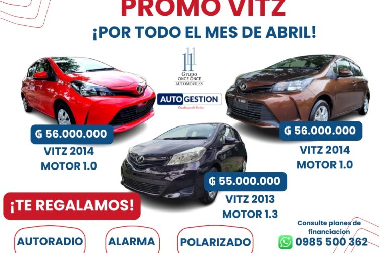 Promo Vitz ¡Todo Abril!